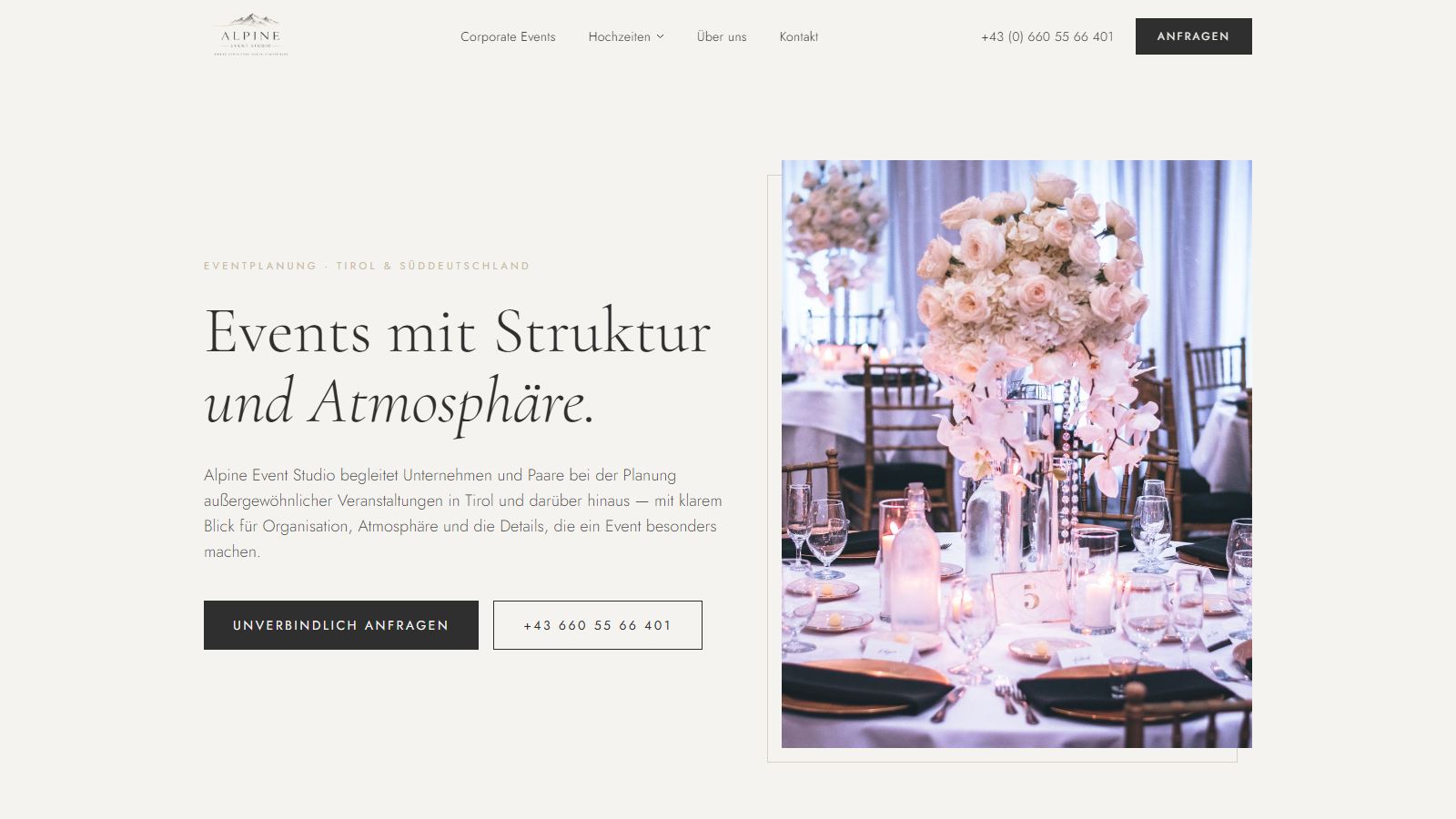 Alpine Event Studio – Platzhalterbild